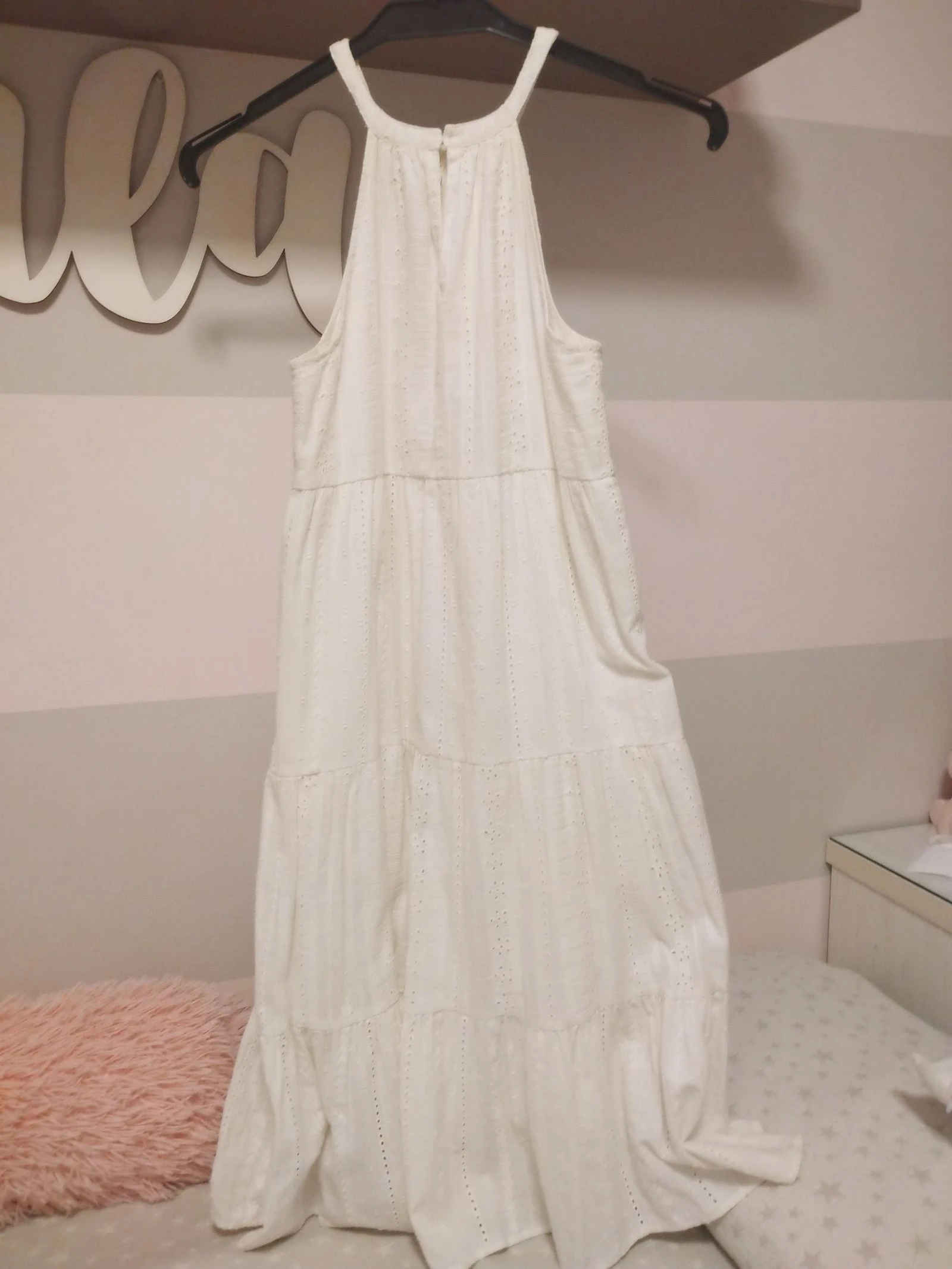 Zara Vestido largo bordado talla 10 – photo 6